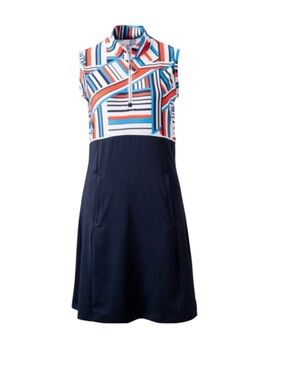 GG blue XS luxe sports sleeveless golf dress